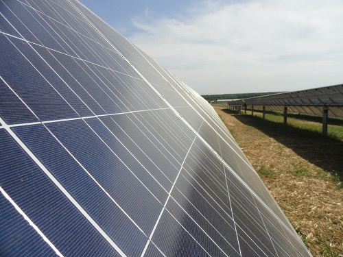 Solar panels at Agricenter International
