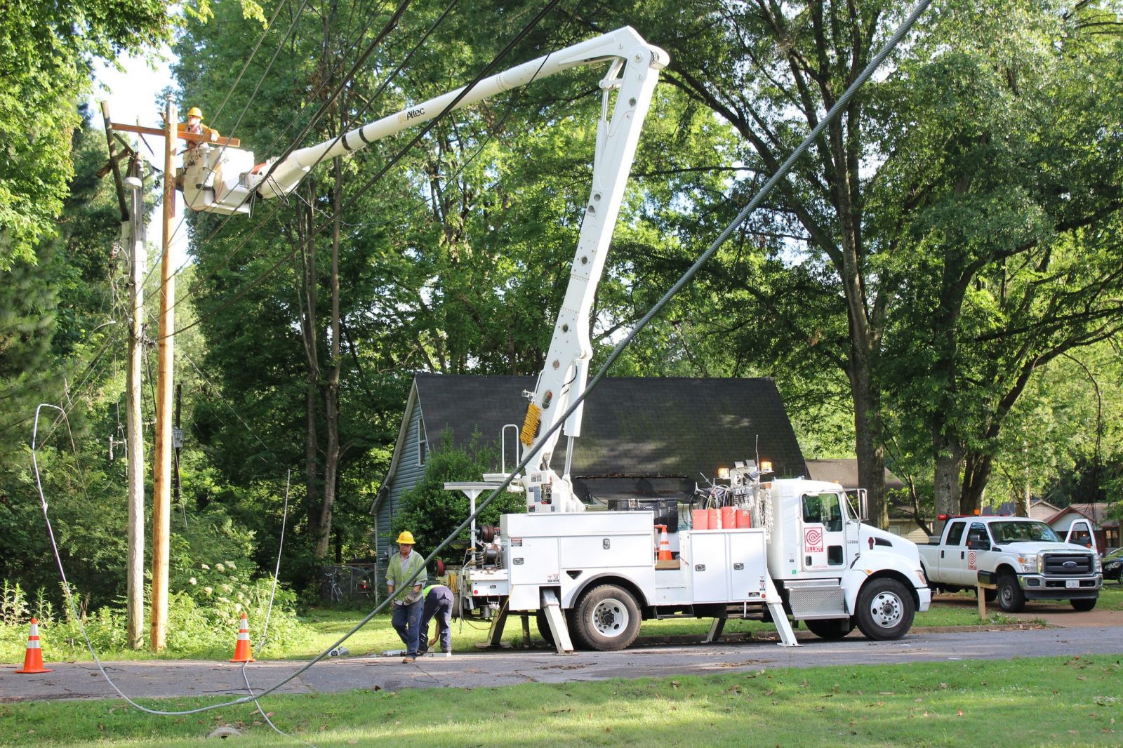 Crews making repairs in Whitehaven